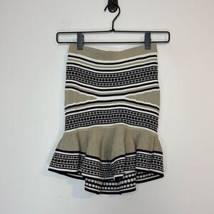 Ronny Kobo Peplum Skirt XS